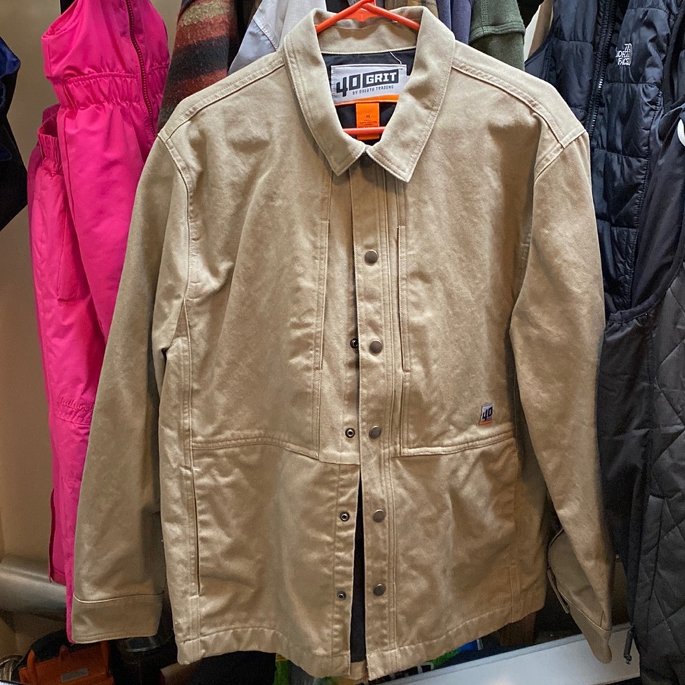 Duluth trading 40grit size medium lined shirt jacket